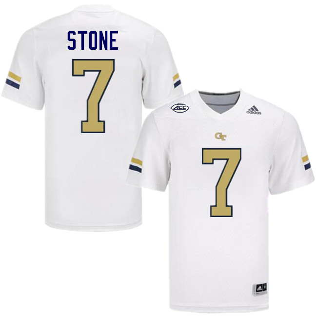 Akelo Stone Georgia Tech Jerseys,Georgia Tech Yellow Jackets College Football Uniforms-White Akelo Stone Georgia Tech Jerseys,Georgia Tech Yellow Jackets College Football Uniforms-White